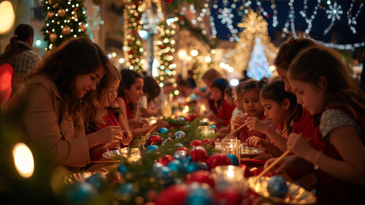 Animations de Noël : ateliers créatifs pour enfants