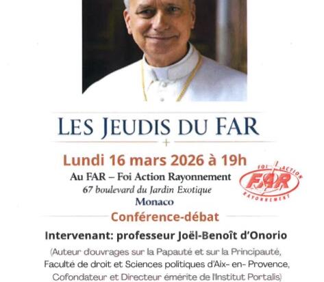 Conférence des "Jeudis du FAR" / Mars 2026