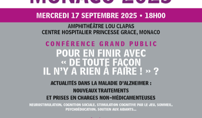 WORLD ALZHEIMER'S DAY - Conférence