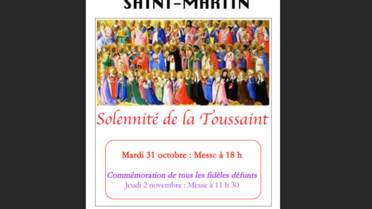 SOLENNITÉ DE LA TOUSSAINT