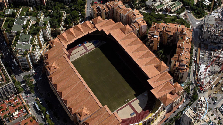 A film screening at the Stade Louis II