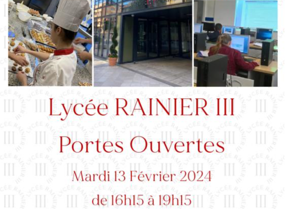 Journée Portes Ouvertes du Lycée Rainier III