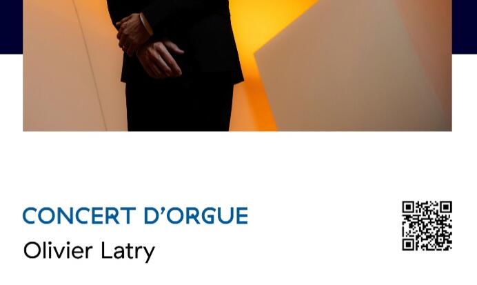 Concert d'orgue d'Olivier Latry dans le cadre du festival du Printemps des Arts de Monte-Carlo