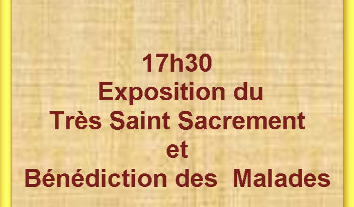 Bénédiction des Malades