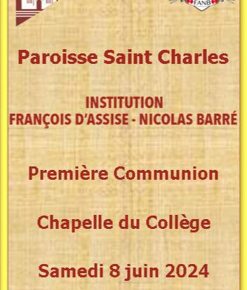 Première Communion Collège FANB