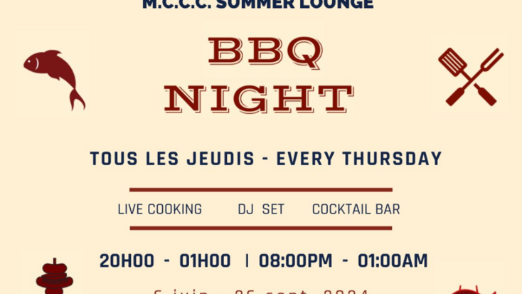 BBQ Night of the M.C.C.C. Summer Lounge