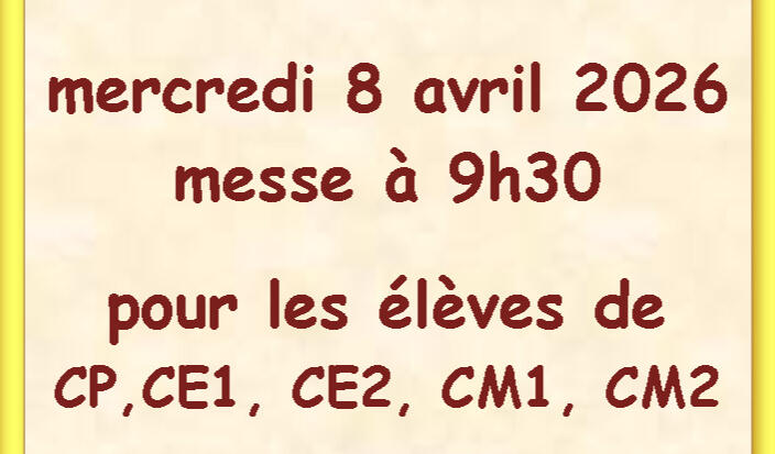 Messe de Pâques du Cours St Maur