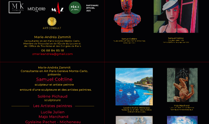 Exposition : "Les Artistes au Carré d'Or de la Principauté de Monaco"