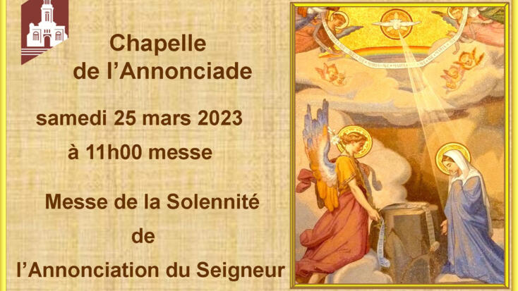 Solennité de l'Annonciation du Seigneur