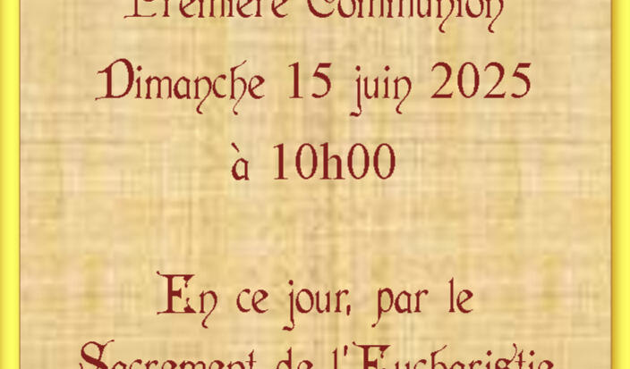 Première Communion