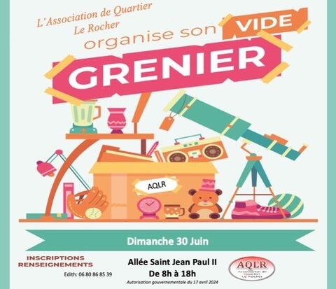 Evènement - "Vide-Grenier des Résidents du Rocher"