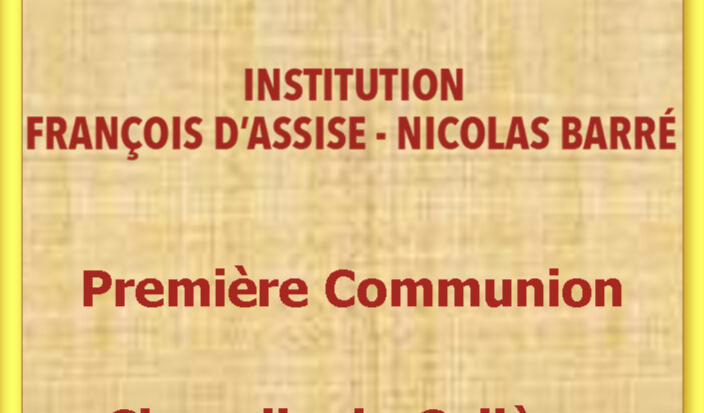 Première Communion Collège FANB