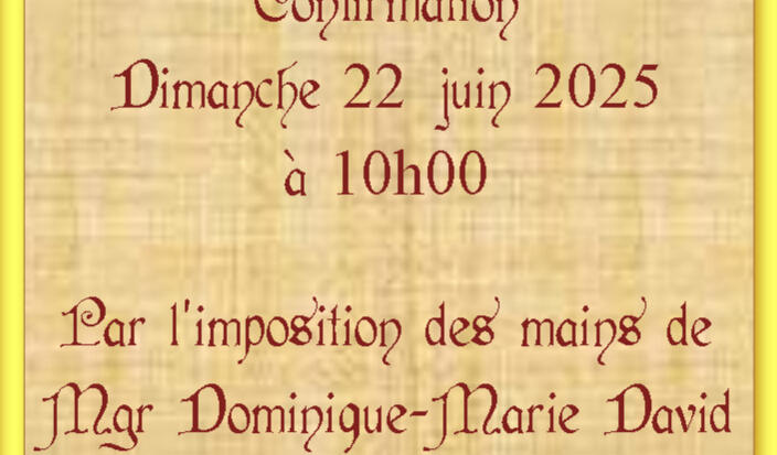 Confirmation