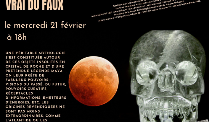 Conférence : « L’énigme des crânes de cristal »